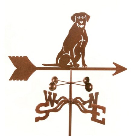 Ez Vane Sitting Lab Dog Weathervane with Post Mount EZ124198